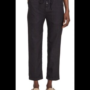 AMBROSE DRAWSTRING PANTS IN BLACK large